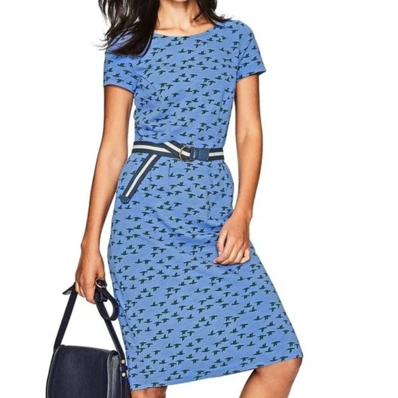 Boden | Dresses | Boden Pheobe Bird Print Jersey Dress | Poshmark Boden | Dresses | Boden Pheobe Bird Print Jersey Dress | Poshmark